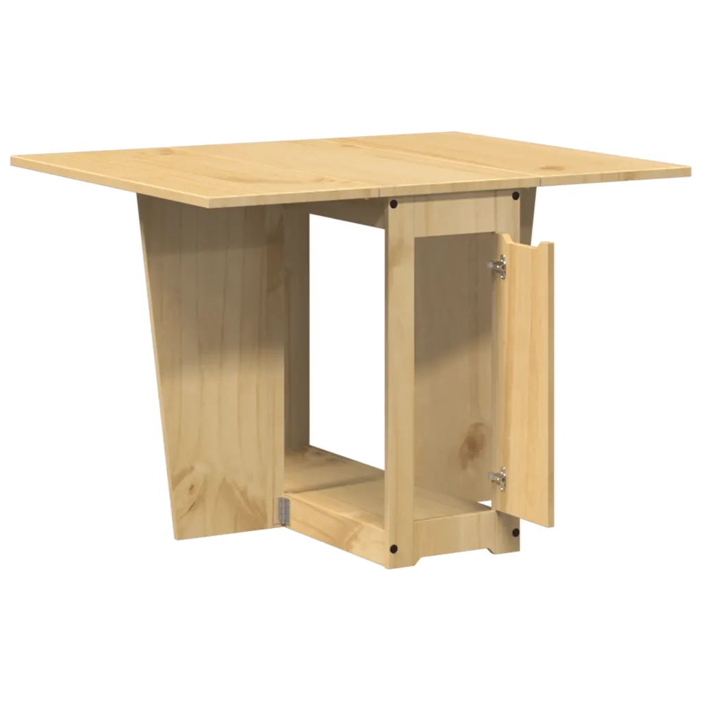 vidaXL Tavolo da Pranzo Corona Marrone Cera in Legno di Pino