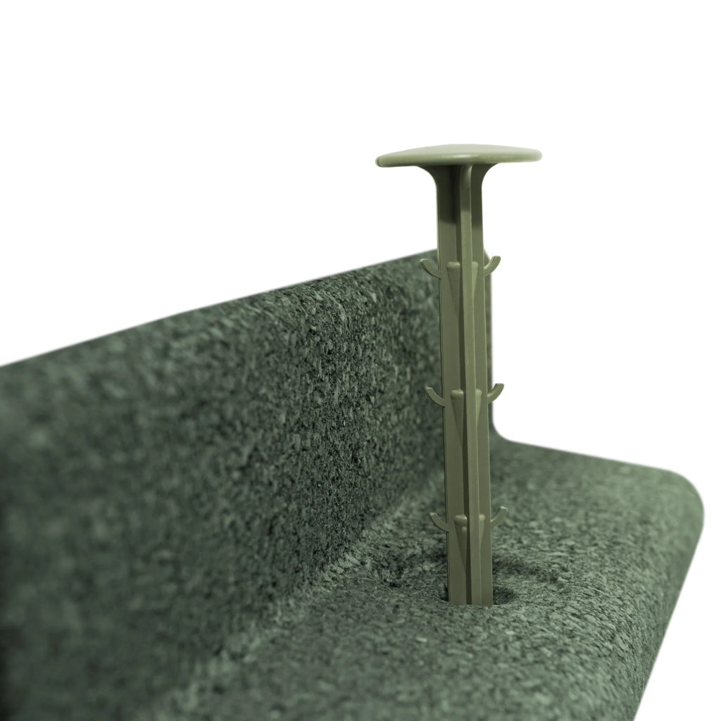 Bordura Flessibile da Giardino 30 x 1,2 m Verde con Martello in Gomma