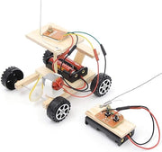 Kit di Giochi Educativi per Hobby a Controllo Remoto Senza Filo per Modelli di Auto in Legno.