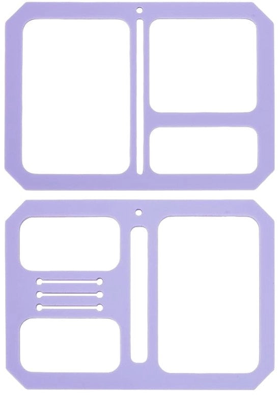Temi per Portafoglio - Disegno di Stampa in Pelle - Strumento DIY per Artigianato - Modello per Sartoria - Prodotto Manuale per Regali - Materiale di Alta Qualità