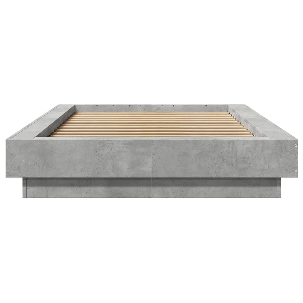 Giroletto Luci LED Grigio Cemento 90x200cm in Legno Multistrato 3281122