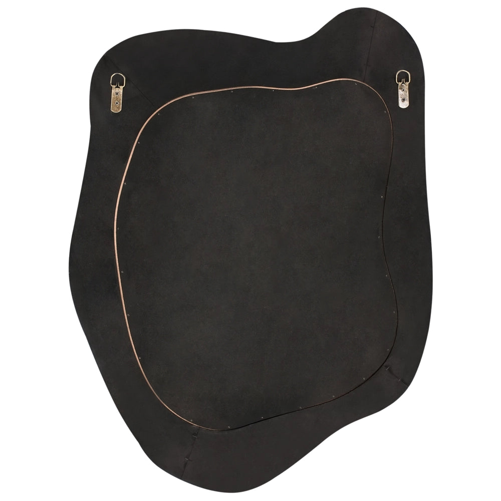 Specchio da parete MDF oro 77x59 cm Forma irregolare Decorazioni Accessori per la casa Decorativi