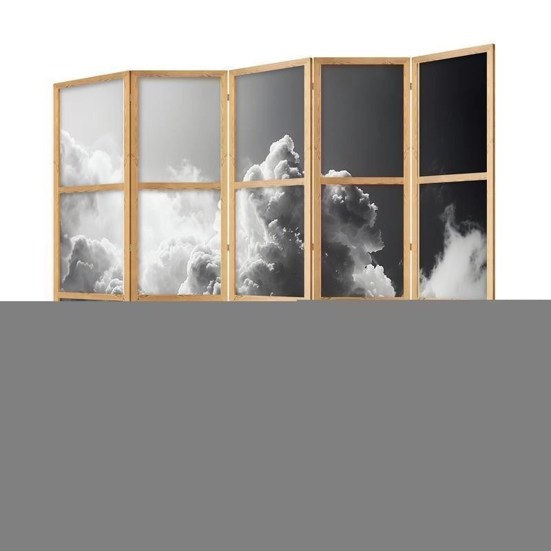 Paravento giapponese - Extraordinary Phenomenon: The Sun Illuminating Dark Clouds Larghezza x Altezza Decor: 225x172