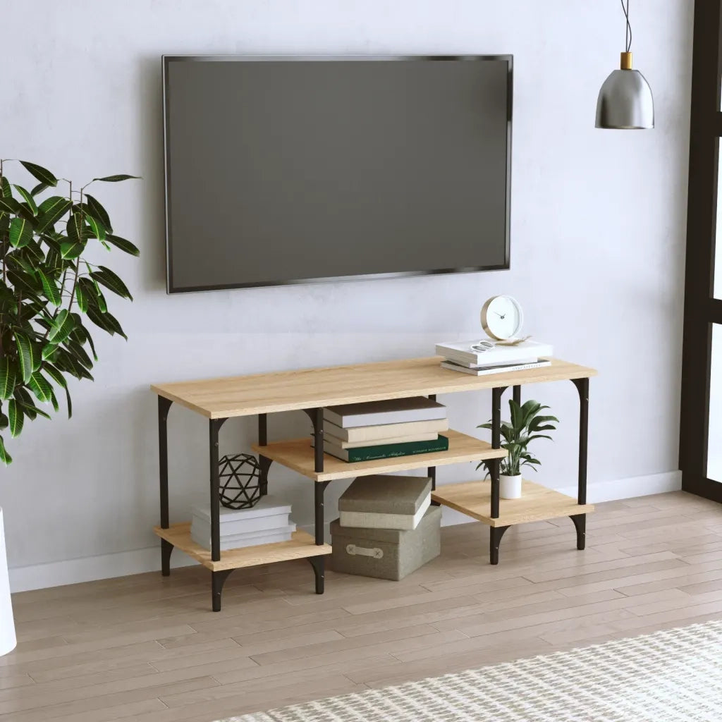 Mobile Porta TV Rovere Sonoma 102x35x45,5 cm Legno Multistrato 826331