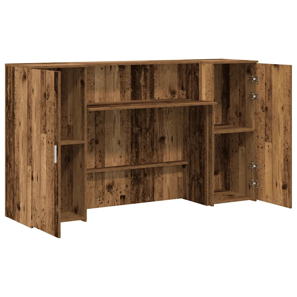 Banco Reception Legno Antico 180x50x103,5 cm Legno Multistrato 3324212