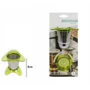 Trade Shop - Infusore Per Tè Tea Thè In Acciaio Colino Filtro Con Base Plastica 8 Cm 07929 -