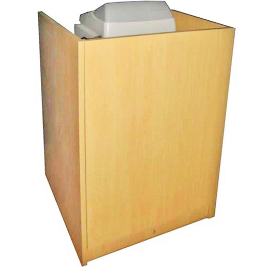 Banco Cassa TB60 in Laminato Acero con Vano Portaoggetti e Ripiano POS