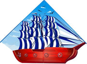 Sailboat Kite - Facile da volare - Adatto a bambini e adulti - Tessuti eleganti - Design struttura unico - Attività all'aperto - Giochi di attività - Adatto per tutte le età - Campeggio per principianti