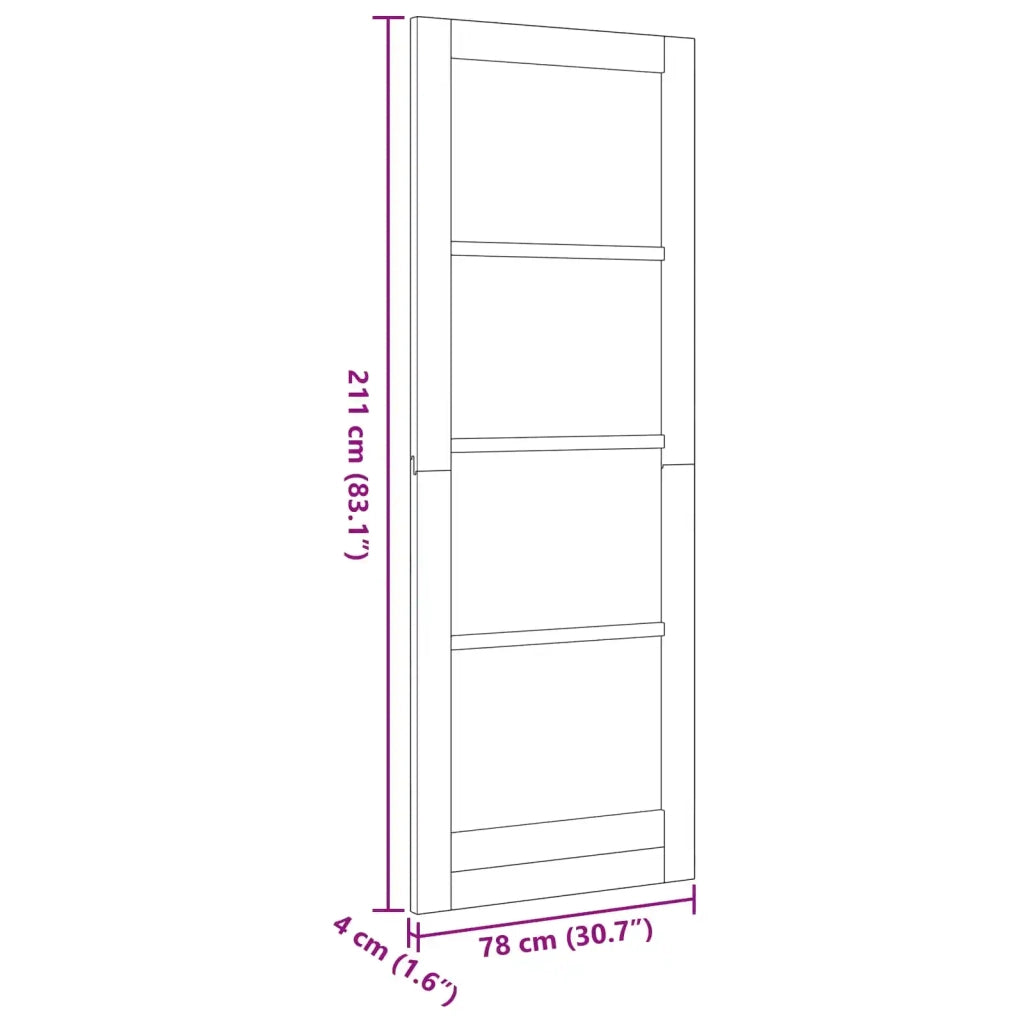 Porta Interna Bianco 78 x 211 cm Legno compensato