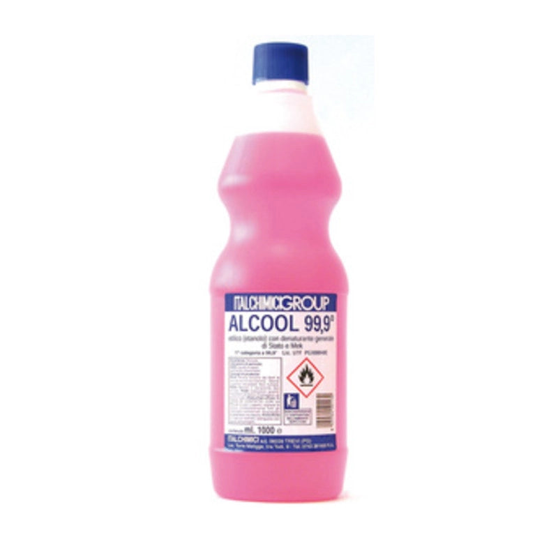 ALCOOL DENATURATO 99,9 CERTIFICATO 1 L LA SOVRANA- ITALCHIMICI- 12,0 pz