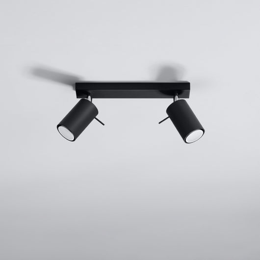 Lampada da soffitto RING 2 nero