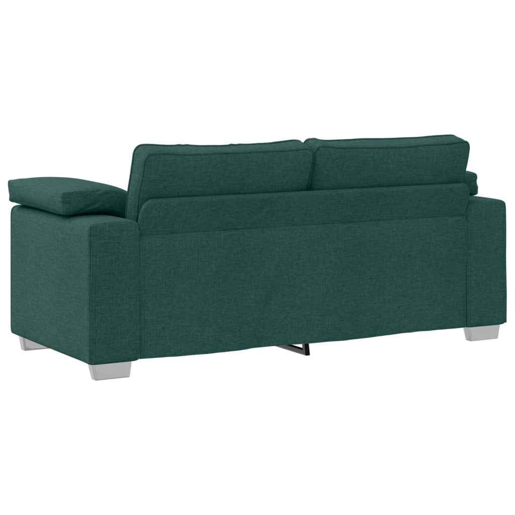Divano Loveseat Verde Scuro 140 cm in Tessuto