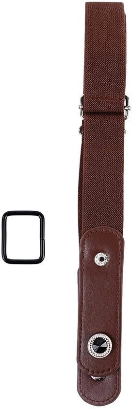 Cinturone elastico senza chiusura - Adattabile per 30-75 kg - Invisibile sotto l'abbigliamento - Duraturo - 80 cm - Cinturone senza chiusura