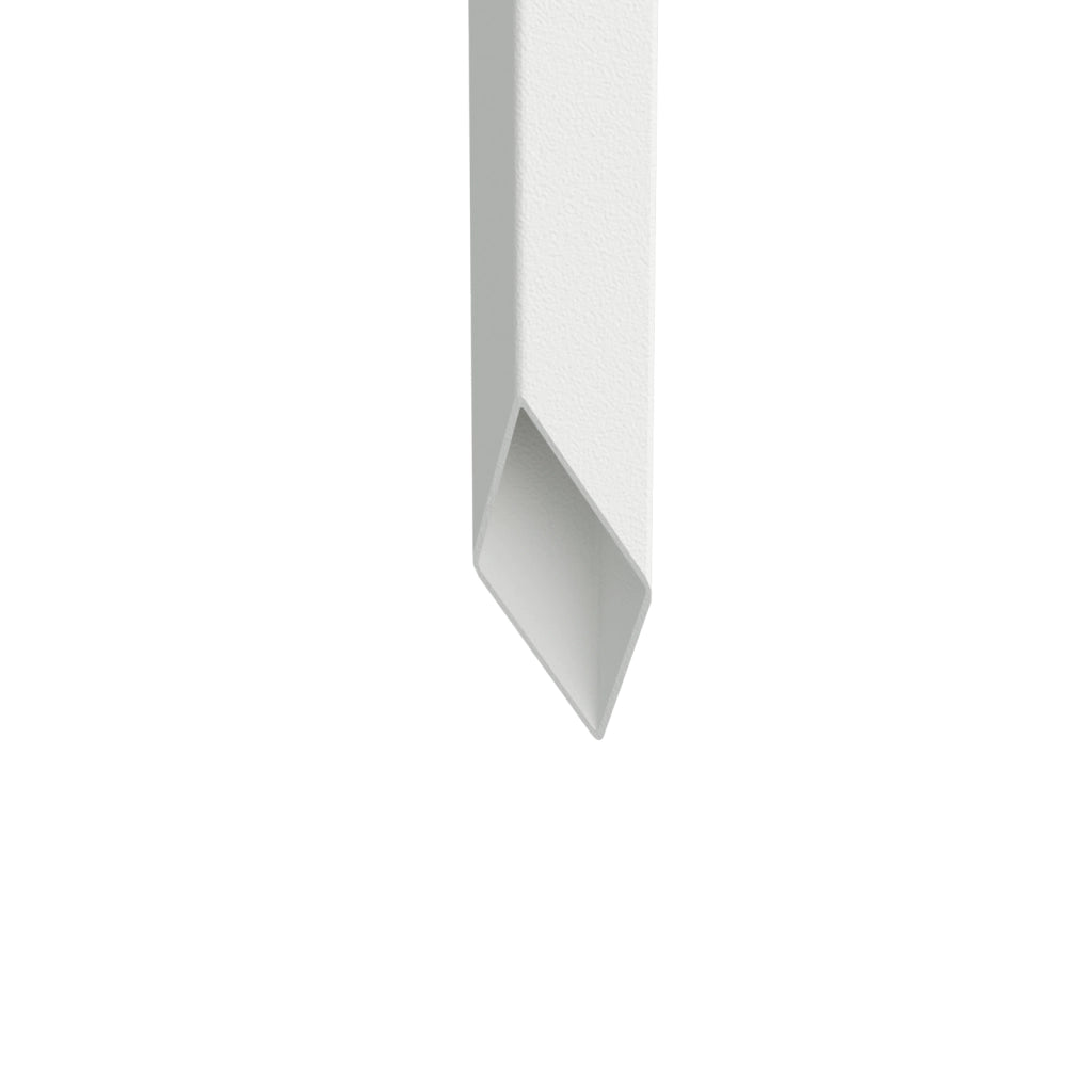 vidaXL Pannello Decorativo da Giardino Altro Bianco 32 x 140 cm