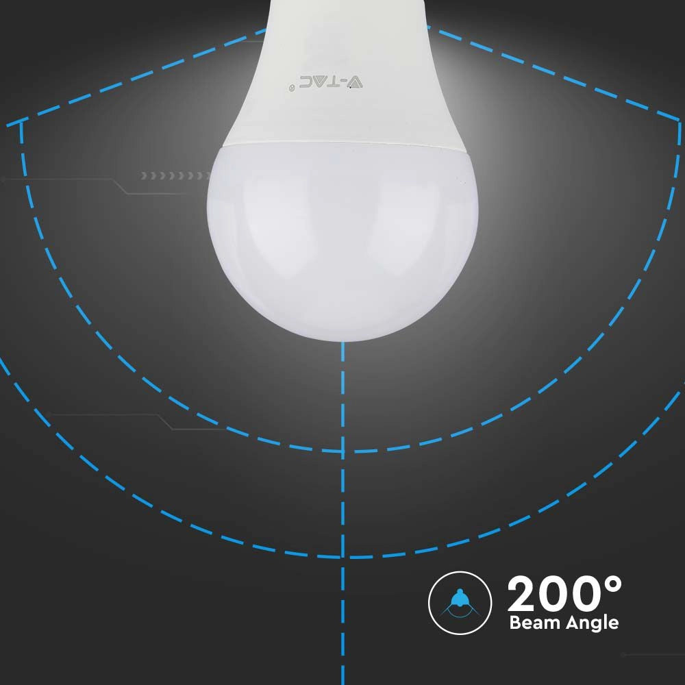 Lampadina LED 10.5W E27 A58 3000K Samsung 1055lm – V-TAC – VT-211-N