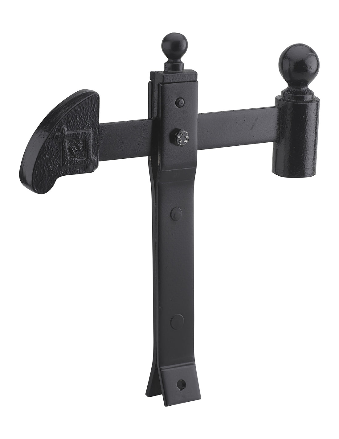 Fermo per cancello, portone nero a bilanciere - THIRARD