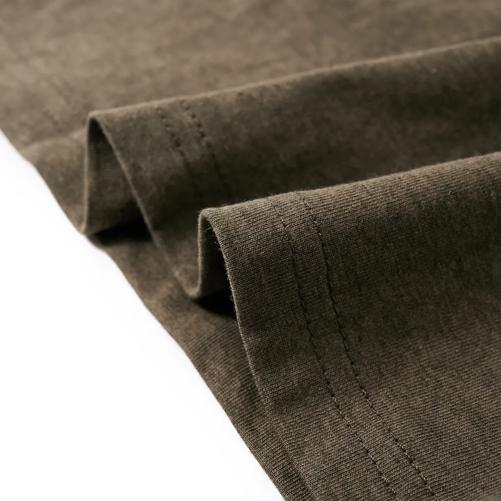 Maglietta per Bambini Maniche Lunghe Cachi Mélange 116 12711