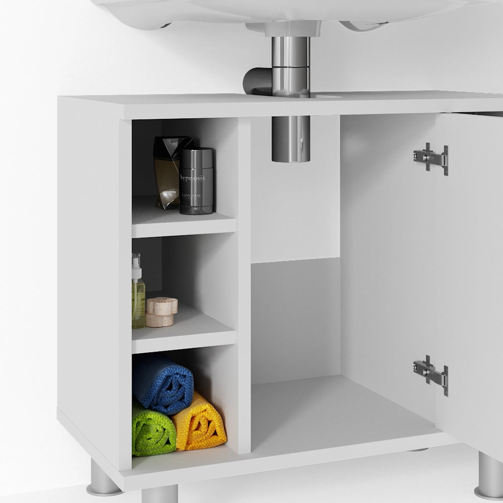 Mobile sottolavabo per bagno Fynn Bianco lucido 60 x 54 cm Vicco