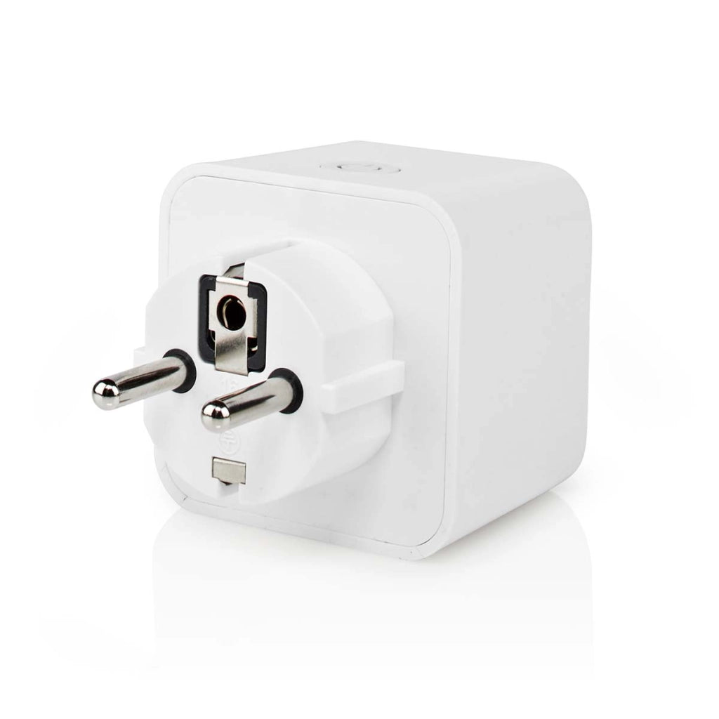 SmartLife Wi-Fi Connected Socket IP21 Wattmetro 3680W Tipo E Francia Bianco Nedis