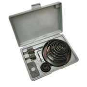 KIT FRESE A TAZZA DA TRAPANO SET 16 PEZZI SEGHE FORA LEGNO PLASTICA CARTONGESSO