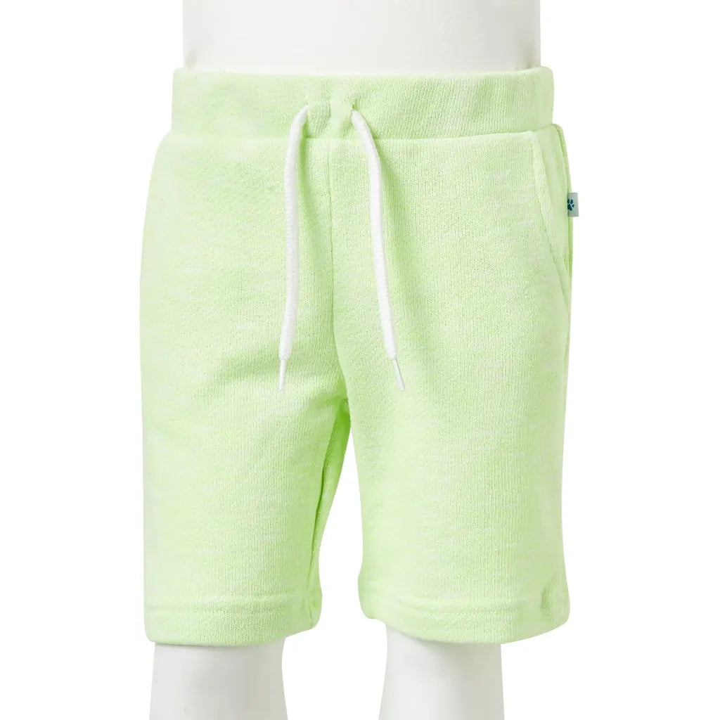 Pantaloncini per Bambini con Coulisse Giallo Neon 140 CFW8971681