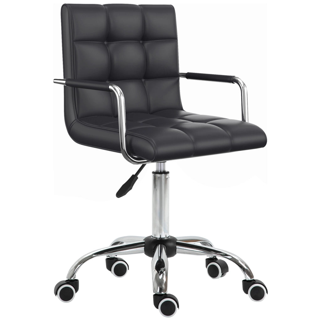 Sedia da ufficio reclinabile ¨C zephmum ¨C tessuto nero 60x60x100 cm