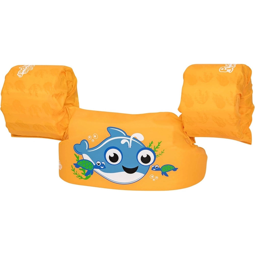 Trade Shop - Gilet Salvagente Per Bambini Con Design Balena Giubbotto Galleggiante Con Braccioli 90135 -