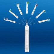 Set di pennelli per pulizia profonda tra lastre 3+1 pezzo bianco