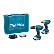 MAKITA KIT TRAPANO PERC + AVVIT IMP DK18922A01 18V
