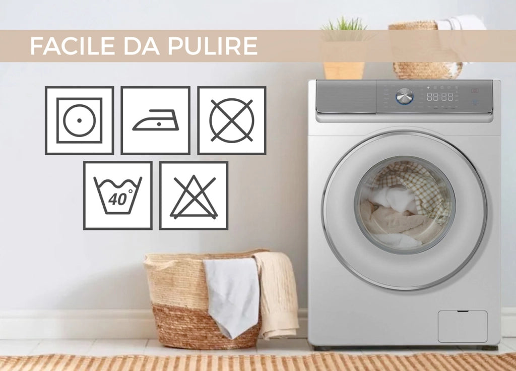 Completo Lenzuola Letto Pensieri Delicati 100% Cotone Dis.Lovely Check - Piazza E Mezza - Grigio
