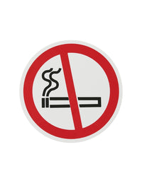 Cartello adesivo in polistirene, disco segnaletico ø 80mm VIETATO FUMARE - THIRARD