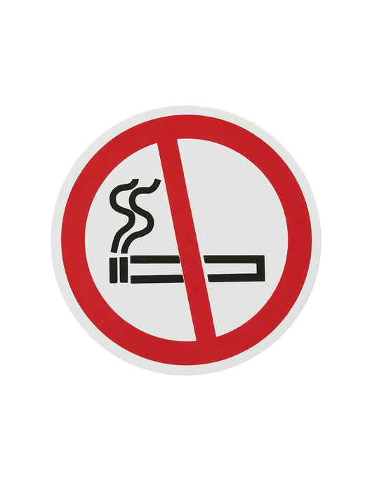 Cartello adesivo in polistirene, disco segnaletico ø 80mm VIETATO FUMARE - THIRARD