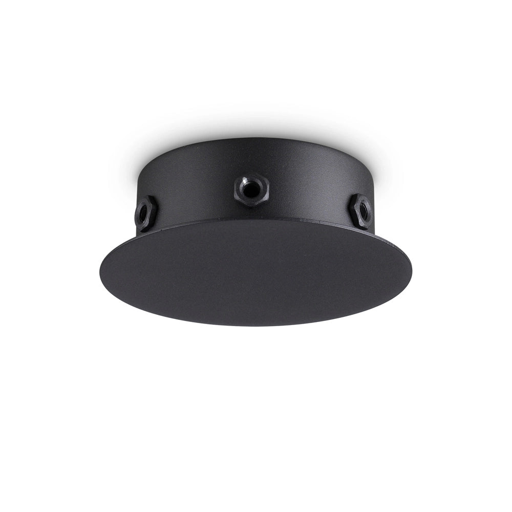 Rosone Magnetico All In Metallo Nero 6 Luci