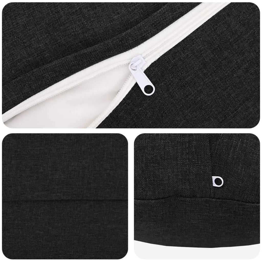 Federa 2 pcs HEERLEN Nero Ø 40 cm 922181