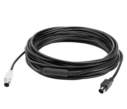 Logitech group 10m extender cable cavo ps/2 6-p mini-din nero - 939-001487