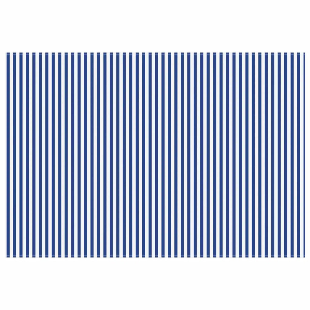 Telo di ricambio per tenda da sole Blu e Bianco 400 x 200 cm 3444180