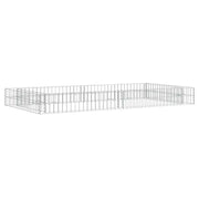 Gabbione Letto Rialzato in Acciaio Zincato 200x100x20 cm cod mxl 47525