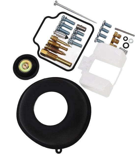 Set di riparazione carburatore Resistente all'usura - Attrezzatura di regolazione carburatore - Conveniente per NX650 1988-1994 - Materiali duraturi - Riparazione semplice - Estensione della durata di vita