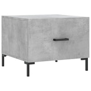 Tavolino salotto | Tavolino da caff¨¨ | Tavolino da Soggiorno Grigio Cemento 50x50x40 cm Legno Multistrato