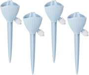 Set di Irrigazione a Gocce 4 pezzi - Flusso d'acqua Regolabile - Universale per Bottiglie da 28-30mm - Facile da Usare - Ideale per Piante di Interno e Vacanza
