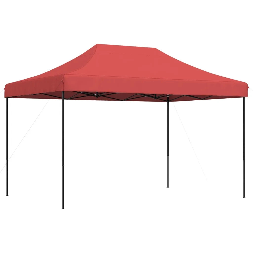Tenda da Festa Pieghevole Pop-Up Bordò 410x279x315 cm 4005011