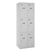 Armadietto in metallo Simon Rack con viti colore grigio 1800x800x500 mm Made in Spain
