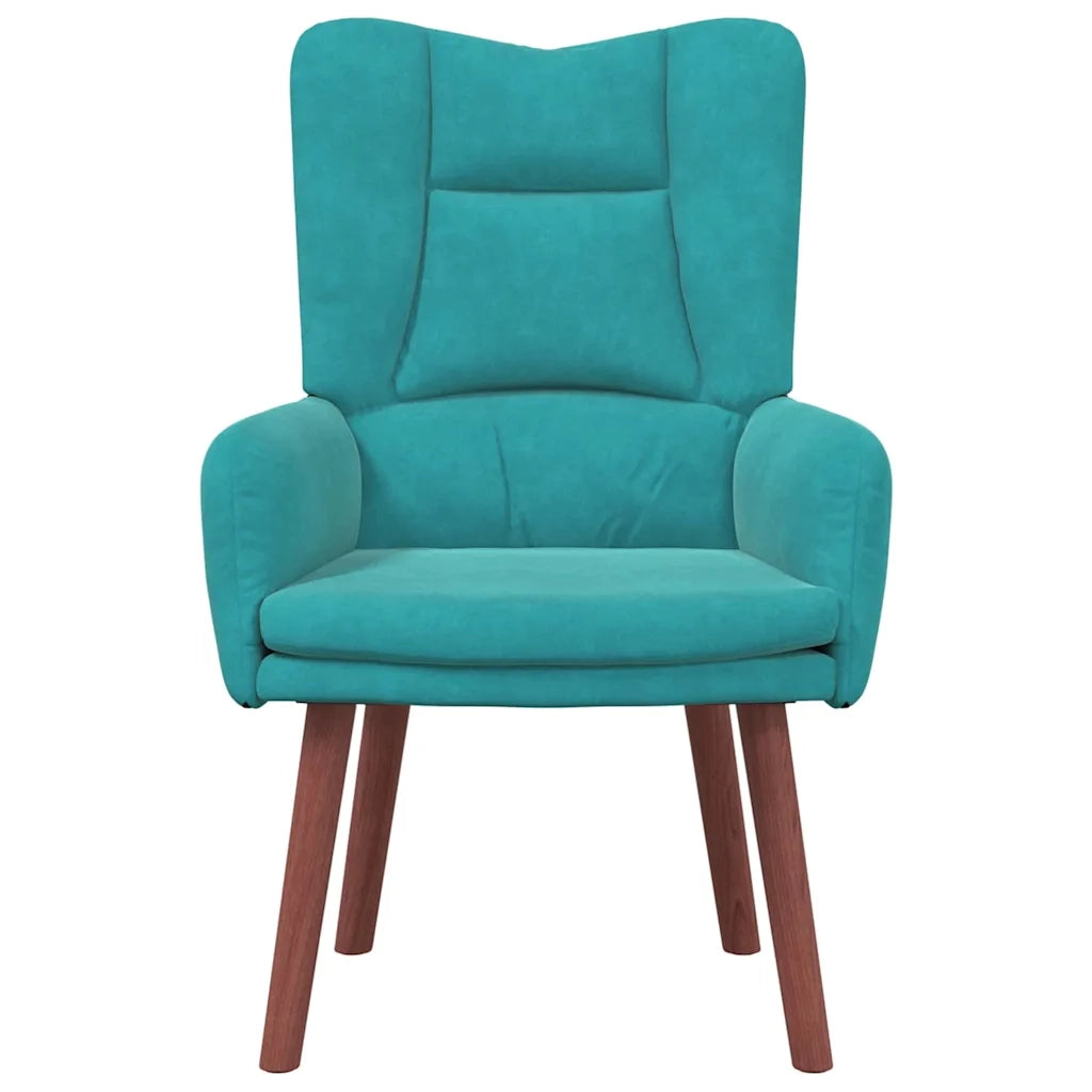 Divano Sedia-Poltrona Turchese 63 x 67 x 94 cm Velluto 780658