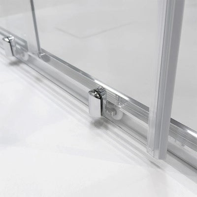 Box doccia angolare 90x90 cm doppio scorrevole vetro trasparente Tay