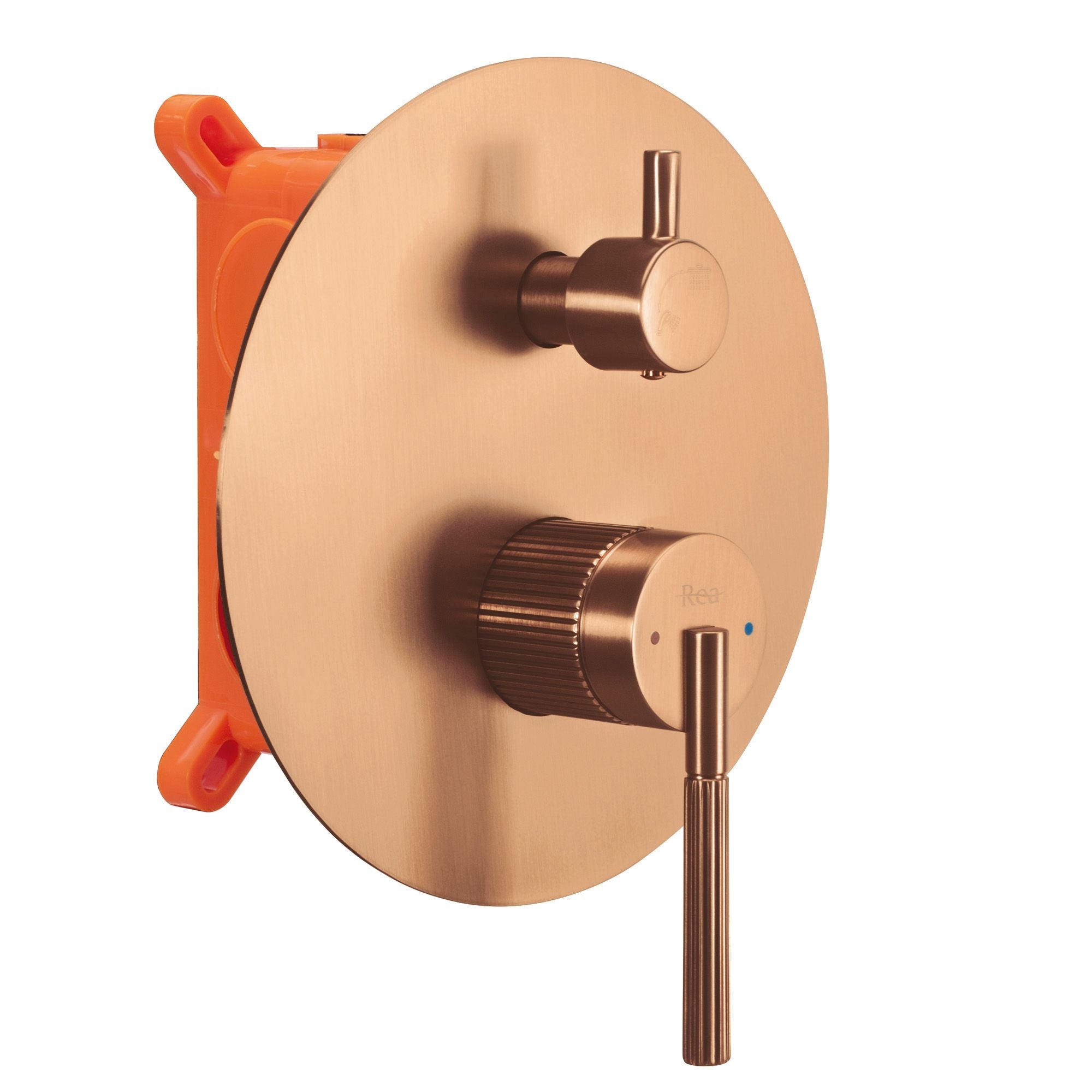 Set Doccia Da Incasso Rea Argon Brush Copper + Box