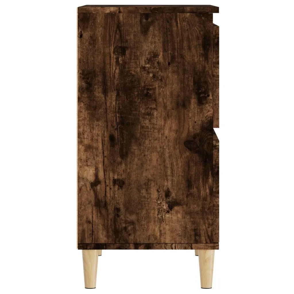 Credenza | Madia | Buffet da pranzo | Armadio da pranzo Rovere Fumo 60x35x70 cm in Legno Multistrato