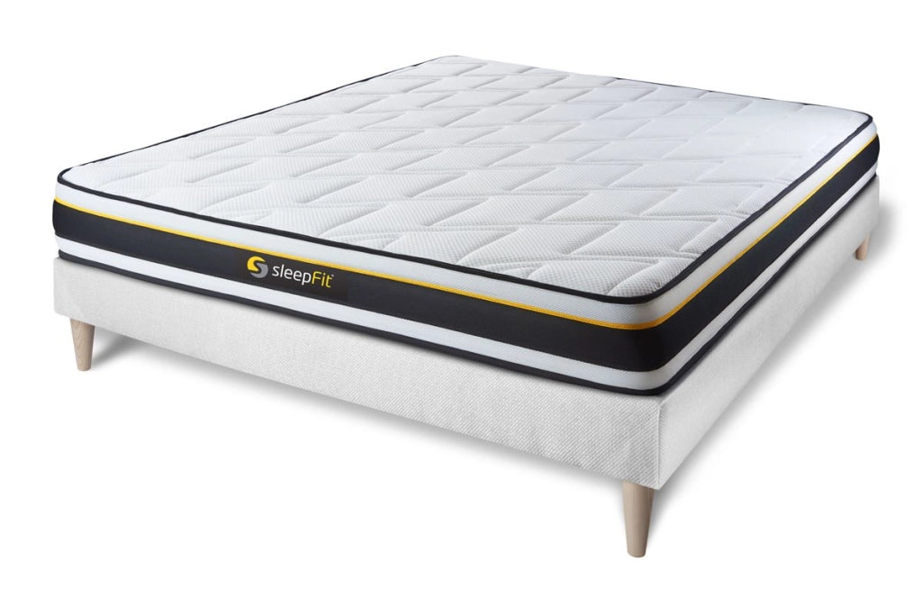 Kit rete e materasso matrimoniale SOFT 160x195cm - Spessore : 19cm - Foam HD - Molto rigido