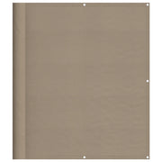 Schermo da balcone | Paravento da Balcone Tortora 120x700 cm 100% Poliestere Oxford