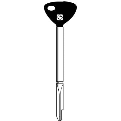 CHIAVE A CROCE YALE XY10P SILCA - ACCIAIO NICHELATO- 2 pezzi