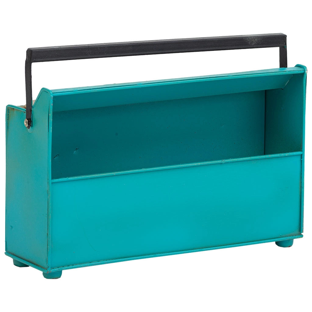 Radio metallo verde 23x17x7,5h